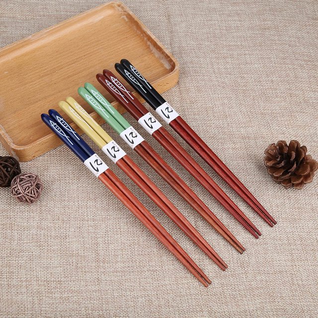 Durable Wooden Chopstick Reusable Chopsticks Wooden Chopstick for Household, Chopstick, for Household Hotel ANGGREK Otros