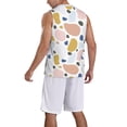 thumbnail image 2 of Sikiie Geometric Spots Basketball Jersey Reversible Men's Mesh Athletic Sports Shirts Training Practice S-4XL4X-Large, 2 of 6