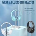 thumbnail image 4 of ¡Ahorra con Ofertas!, Nuevo tipo de auriculares inalámbricos Bluetooth para llevar en la cabeza con largo alcance y alta calidad de sonido para correr y hacer deporte Akmoler, 4 of 8