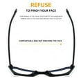 thumbnail image 7 of Office Vintage Blue Ray Blocking Optical Spectacle Eyeglass Ultralight PC Frame Eyewear Computer Goggles Square Eyeglasses Anti-Blue Light Glasses GREEN, 7 of 7