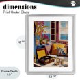 thumbnail image 4 of Stupell Industries Eclectic Boho Vacation By The Sea Gray Framed Print Under Glass, 13 x 16, by Lisa R Dumm, 4 of 8