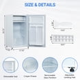 thumbnail image 2 of Bingirl Réfrigérateur Compact à Porte Simple de 3,2 Pi3 avec Congélateur - Mini-Frigo, 2 of 7