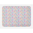 thumbnail image 1 of Birthday Bath Mat, Colorful Doodle Pattern Happy and Celebration Jolly Time Theme, Plush Bathroom Decor Mat with Non Slip Backing, 29.5" X 17.5", Multicolor, by Ambesonne, 1 of 2