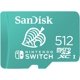 thumbnail image 1 of Tarjeta flash di 512GB microsdxc, autorizada para Nintendo Switch psdsqxao - 512g - gnczn animal Cross Leaf, 1 of 5