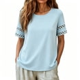 thumbnail image 6 of Ashirexll Summer Tops for Women Summer Casual Button Side Drawstring Sleeveless Top for Warm Days, 6 of 6