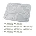 thumbnail image 2 of Durable Gato Broche Colgante de silicona Decorativo Hecho a mano Kit de inicio Animal flexible para DIY Casting Wedding Party Pendientes, 2 of 5