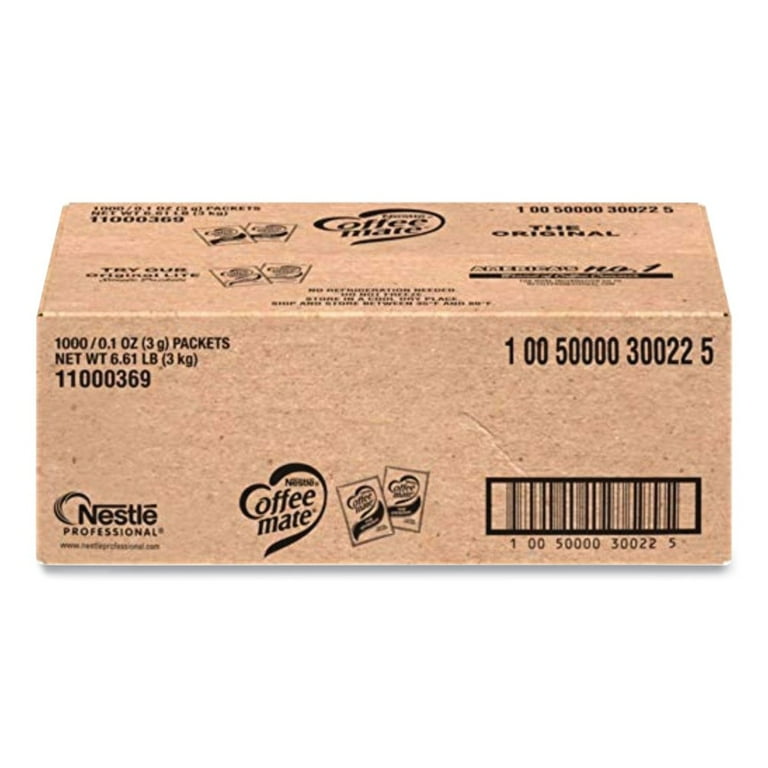 Powdered Creamer Packets, Original, 0.1 oz Packet, 1,000/Carton Powdered Creamer Packets, Original, 0.1 oz Packet, 1,000/Carton