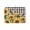 Yellow Black, variant on Sunflower Bee Dish Drying Mat for Kitchen Counter,Yellow Botanical Vintage Rose Floral Spring Dish Mat Drying Kitchen Mat for Sink Fridge Drawer Dishes Drainer Mats Microfiber Drying Pad 1pcs 16"x18"