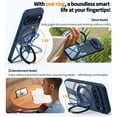 thumbnail image 7 of JETeacka for Google Pixel 10 Pro XL Case, Mag-Safe Compatible 360° Rotatable, Lens Protection Shockproof Magnetic Anti-Yellowing, Blue, 7 of 7