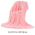 thumbnail image 6 of Throw Blanket,Soft Fluffy Faux Fur Sofa Blanket | 31.4x47.2 Inch Lightweight Warm Shaggy Blankets for Bed Couch Sofa Chair | Ideal Gifts for Women,Pink, 6 of 6