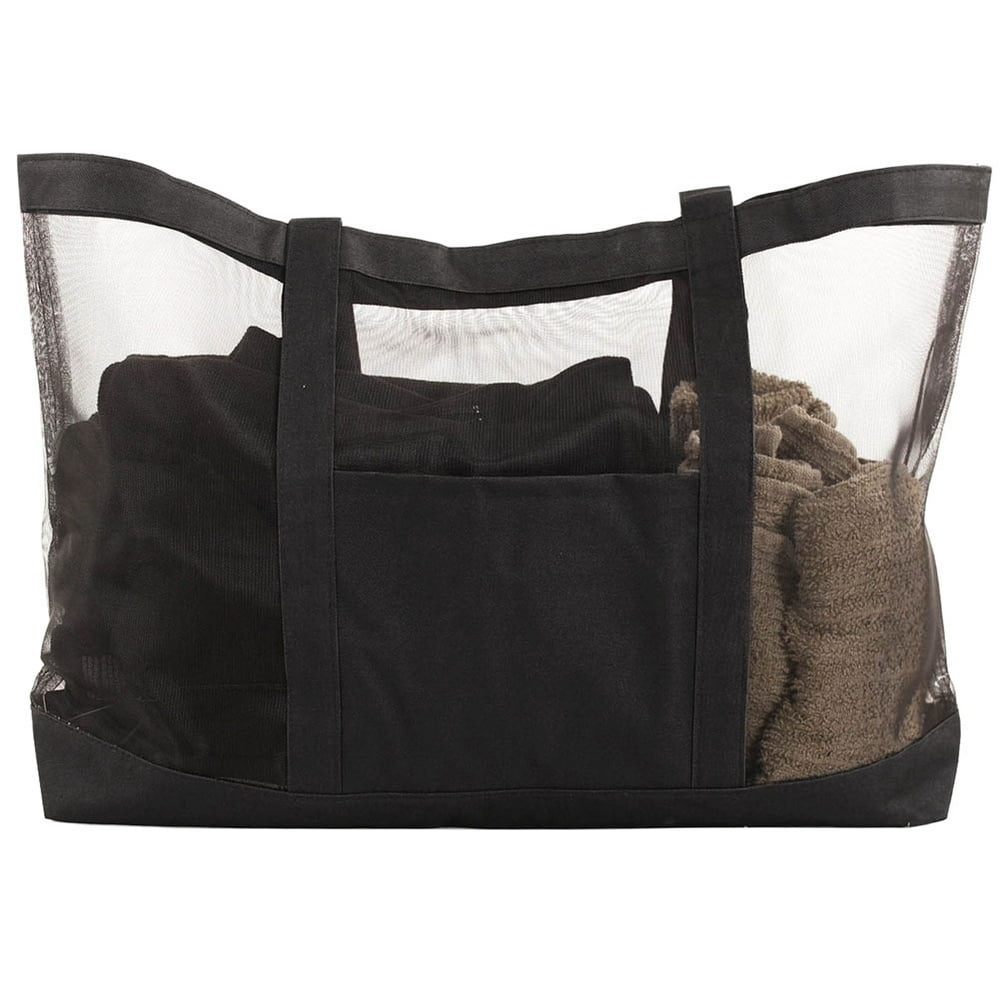 SLM SLM Large Mesh Shoulder Beach Tote Bag