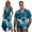 Blue Palm Tree, variant on Garronmavis Matching Couple Outfits Puerto Rico Flag Womens Sleeveless Dress with Pocket Polyester Hawaiian Sundress and Button-Down Shirt for Men Loose Beach Shirts