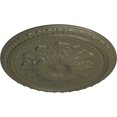 thumbnail image 3 of Ekena Millwork 18"OD x 1 3/8"P Richmond Ceiling Medallion (Fits Canopies up to 2 5/8"), Hand-Painted Painted Turtle, 3 of 5