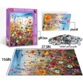 thumbnail image 3 of Puzzle LZLHDE Flowers 1000 piezas para adultos con letras, 3 of 8