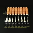 thumbnail image 2 of Chisel 8 In 1 8 Pcs Wood Cutter Wood Carving Tools Woodworking Tool Detail Chisel Home household Multifunction Utility Tool Set, 2 of 6