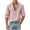 Pink, variant on QIYAGBSA Men's Long Sleeve Button Down Shirt, Textured Cotton Linen Work Shirt with Double Pockets for Casual Office and Weekend