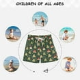 thumbnail image 6 of FORMRS Boys Swim Trunks Quick Dry Mesh Liner Boardshorts Sizes XS-XL, Christmas Tree, 6 of 7