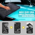 thumbnail image 4 of Toalla de Microfibra para Auto, Paños de Limpieza de Microfibra, Paños de Limpieza Súper Absorbentes y Reutilizable Trapo para Lavar, Secar Carro y Moto, 4 of 4
