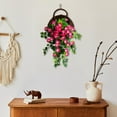 thumbnail image 6 of Clearance Under $10 Artificial flowers, Artificial Morning Glory Flowers For Spring Outdoor Hanging Decoration Wall Wisteria Hanging Basket Plants For Wedding Corridor Yard Gardens Patios Balcon, 6 of 9