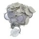 thumbnail image 5 of 50 Uds., Bandejas de conector colgantes de metal, ajustes de cabujón, bisel colgante en para manualidades, fabricación de joyas de fotografía Plata antigua perfecl Joyas Cabochon en blanco, 5 of 8