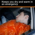 thumbnail image 3 of Ultra-Compact 11x6x6in Packed PE Sleeping Bag, 135g Lightweight & Water-Resistant for Camping, Hiking, Travel, 3 of 8