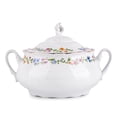 thumbnail image 1 of Soup Tureen with Lid 77.77 fl oz (2.3 L) Provence Flowers Porcelain Tureen Meal Serving Bowl Dinnerware, 1 of 9