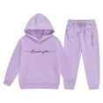 thumbnail image 2 of Jamsmile Toddler Girls Outfits Sets Tracksuits Winter Warm Pullover Hoodies With Joggers Pants Kids Girls 2 Piece Sports Sets, 2 of 4