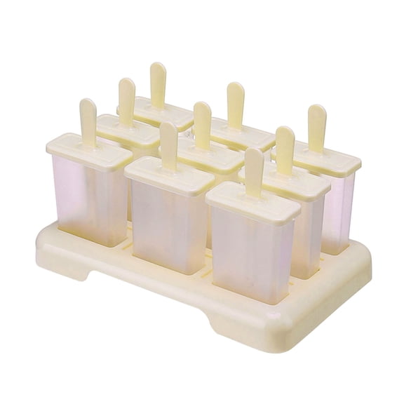 Popsicle Molds Set 9 Pieces, Ice Pop Molds with Stick, DIY Homemade Ice Cream Molds, Easy Release Popsicle Maker Kitchen Gadgets for Summer