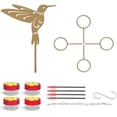 thumbnail image 4 of Bird Feeder Outside,Hummingbird Feeding Station - Hangable Hummingbird Feeders for Outdoors, Courtyard, Garden, Charming Floral Design, 4 of 8
