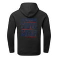 thumbnail image 6 of Men's Oversized Print Hooded Sweatshirt, BE KIND EVERYONE YOU MEET IS FIGHTING A BATTLE YOU KNOW NOTHING ABOUT Flag Letter Graphic Long Sleeve Loose Fit Hoodie,Black,L, 6 of 6