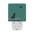 thumbnail image 5 of Yayeee LED Night Light for The Home Plug in With Light Sensors 2 Pack, Green Cat, 5 of 6