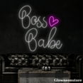 thumbnail image 3 of Glowneon Boss Babe Neon Sign, Boss Babe Led Light, Home Bar Decor, Party Decor, Bar Neon Sign, 3 of 5