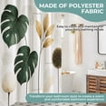 thumbnail image 6 of BSHAPPLUS Shower Curtain Set Geometric Plants Bathroom Sets with Shower Curtain and Rugs Waterproof Shower Curtain 12 Hooks for Bathroom 71 x 71 inches, 6 of 10