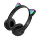 thumbnail image 2 of Gaming Headset Cat Ear Over-Ear Auriculares Stereo Bass para PC Teléfono (Negro) Ehuebsd Para estrenar, 2 of 6