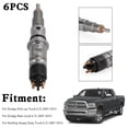 thumbnail image 4 of 6 Pcs Injecteur de Carburant Diesel à Rail Commun Compatible avec Dodge Cummins Camion Ram 6,7 L 2007-2012, 4 of 12