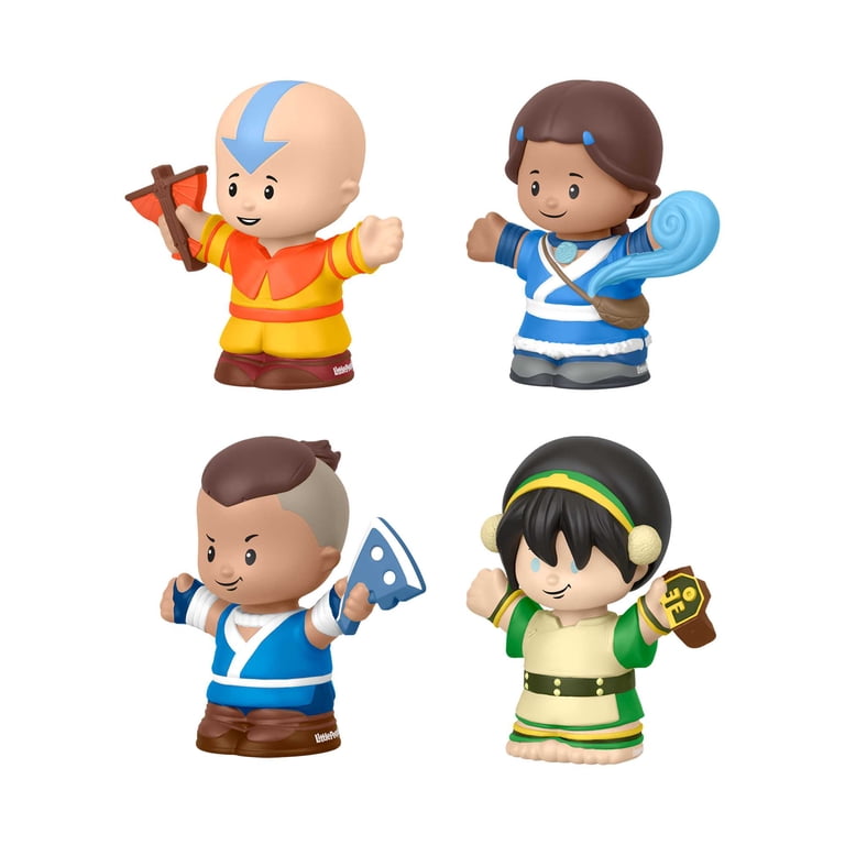 Fisher-Price Little People Avatar: The Last Airbender Collector Set - 4 Figures With Display Package