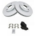thumbnail image 2 of TRQ Front Brake Pad & Rotor Kit Brake Pads Brake Rotor Semi-Metallic Premium G-Coated Fits Select 2002-2006 Toyota Camry, 2 of 6