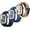 Black+NavyBlue+Rainbow, variant on Braided Stretchy Strap Compatible with Kids Apple Watch Band Series 10 9 8 7 6 5 4 3 SE SE2 38mm 40mm 41mm 42mm iWatch Sport Elastic Replacement Bands for Boy Girl Small Wrist