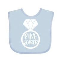 Inktastic Ring Bearer Wedding Party Boys or Girls Baby Bib