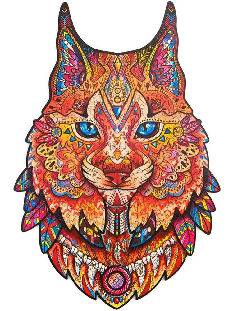 Beautiful Animal for Adults and 8+ Ages up Teens Puzzle Wooden Jigsaw Puzzles Cat Puzzle 138 Pieces Jigsaw Puzzles with Different Shapes