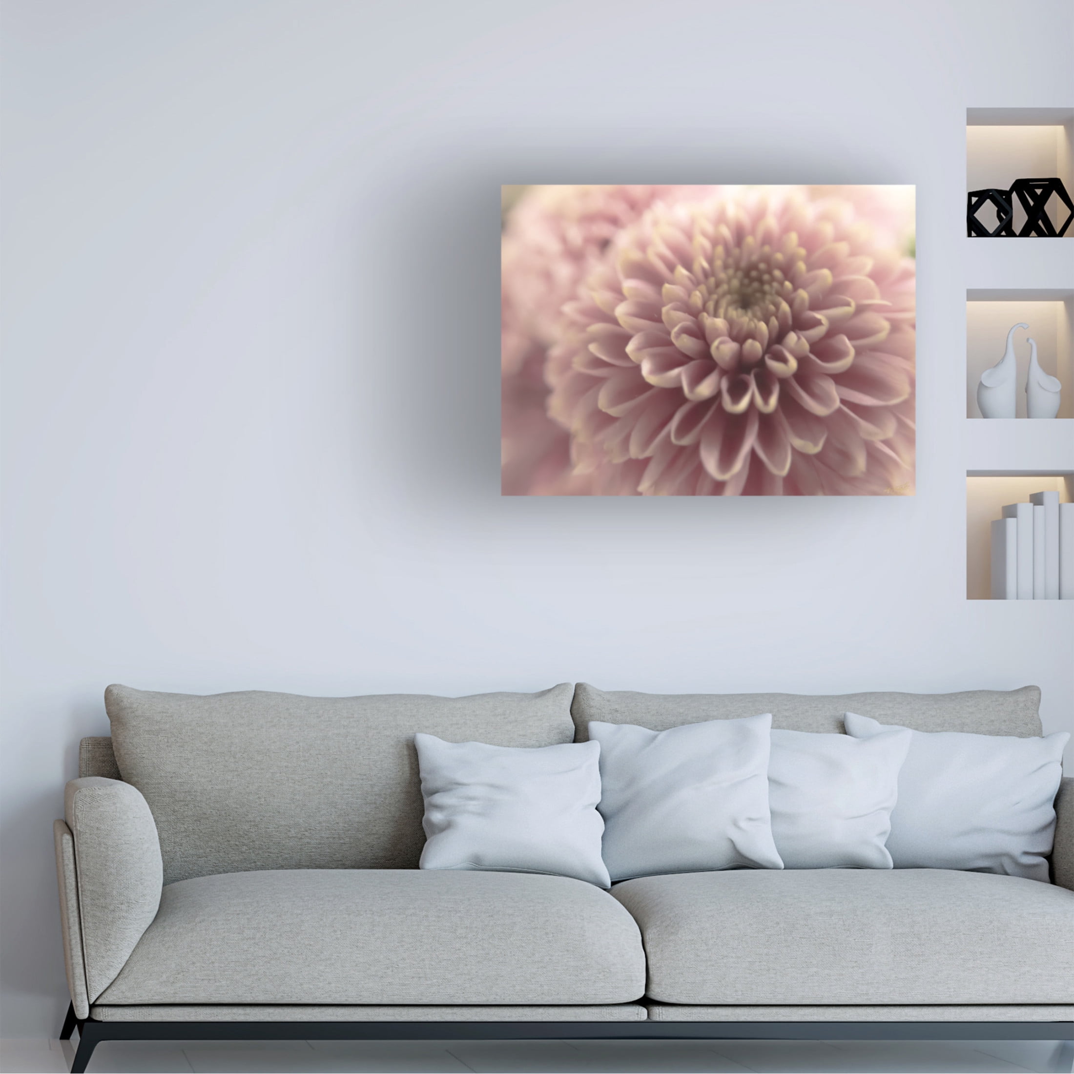 Canvas Wall Art - Life BeautifuLEE 'Gentle and Round' Wall Art for Living Room, Bedroom, or Office Décor by Trademark Fine Art - 24 x 18 Inches