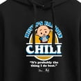 thumbnail image 3 of The Office - Kevins Chili Cute - Juniors Cropped Pullover Hoodie, 3 of 5