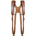 thumbnail image 2 of Correa Hombro para Dos Cámaras Arnés Ajustable Accesorios Cámara (marrón Oscuro), 2 of 4