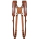 thumbnail image 3 of Correa de cámara de dos cámaras arneses ajustables accesorios de arnés marrón oscuro marrón, 3 of 4