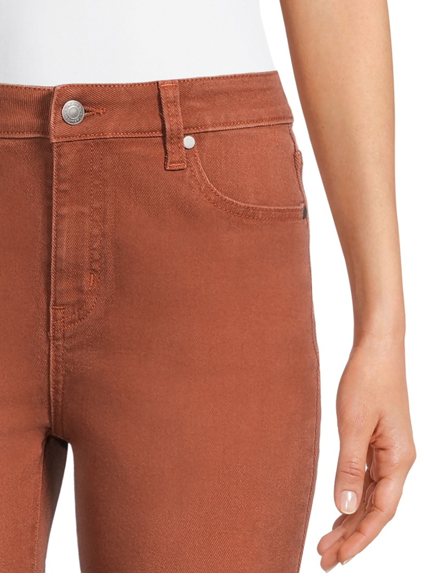 Time and Tru Women's Bootcut Jeans with Slit Hem