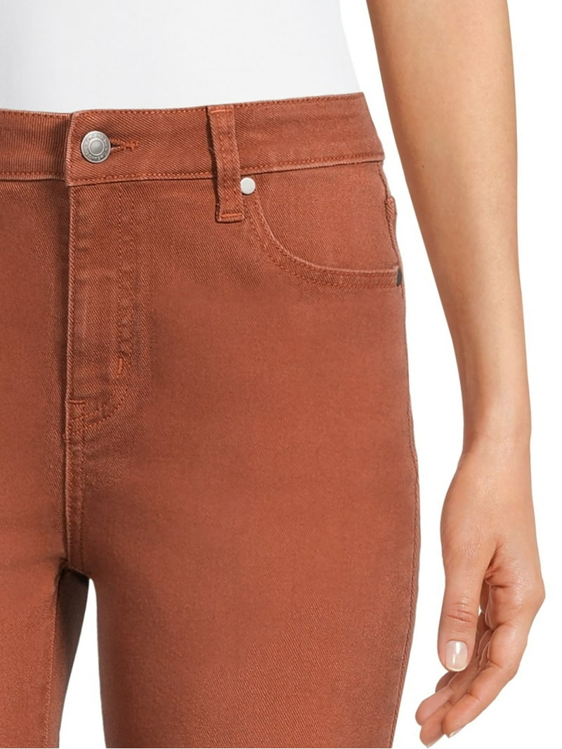 Time and Tru Women's Bootcut Jeans with Slit Hem - Walmart.com Time and Tru Women's Bootcut Jeans with Slit Hem - Walmart.com