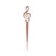 thumbnail image 1 of Bsvklp Cuchara Mezcladora 10cm Herramientas para Derretir Cera Cuchara Agitadora Artesanía DIY (oro Rosa), 1 of 6