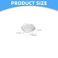 thumbnail image 3 of Kittvzx Barbecue Grill kitchen and dining Multi Layer Stainless Grill Square Fryer Rack Stackable Multi Layer Stainless Dehydrator Rack Square Fryer Accessories Instant Fryer, 3 of 5