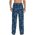 thumbnail image 3 of Goofa Sea Turtle Printed Soft Pajama Pants for Men, Wide Leg Comfy Casual Lounge Yoga Pants-XX-Large, 3 of 9