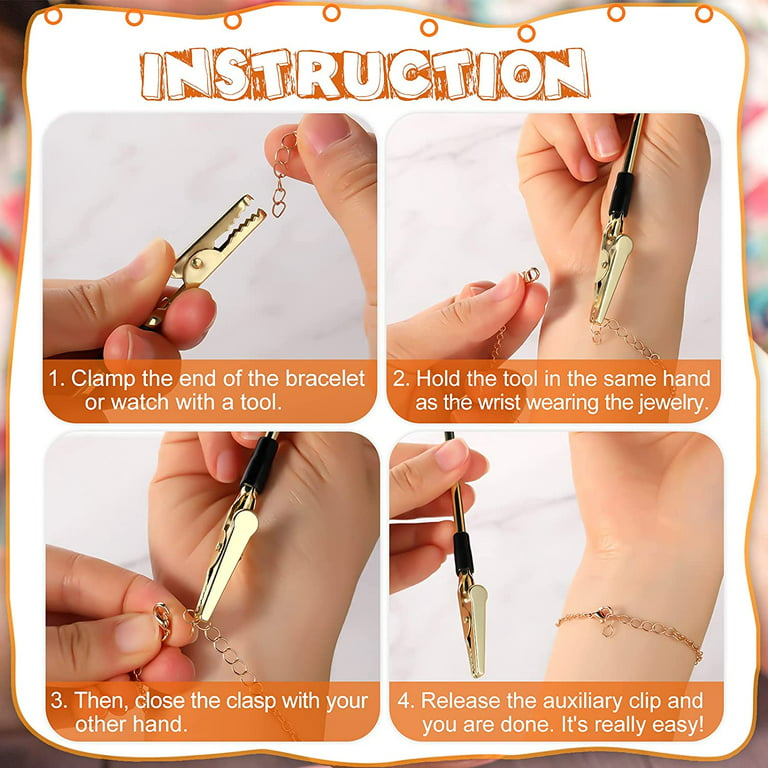 Bracelet Clasp Helper Tools Metal Jewelry Clasp Helper Bracelet
